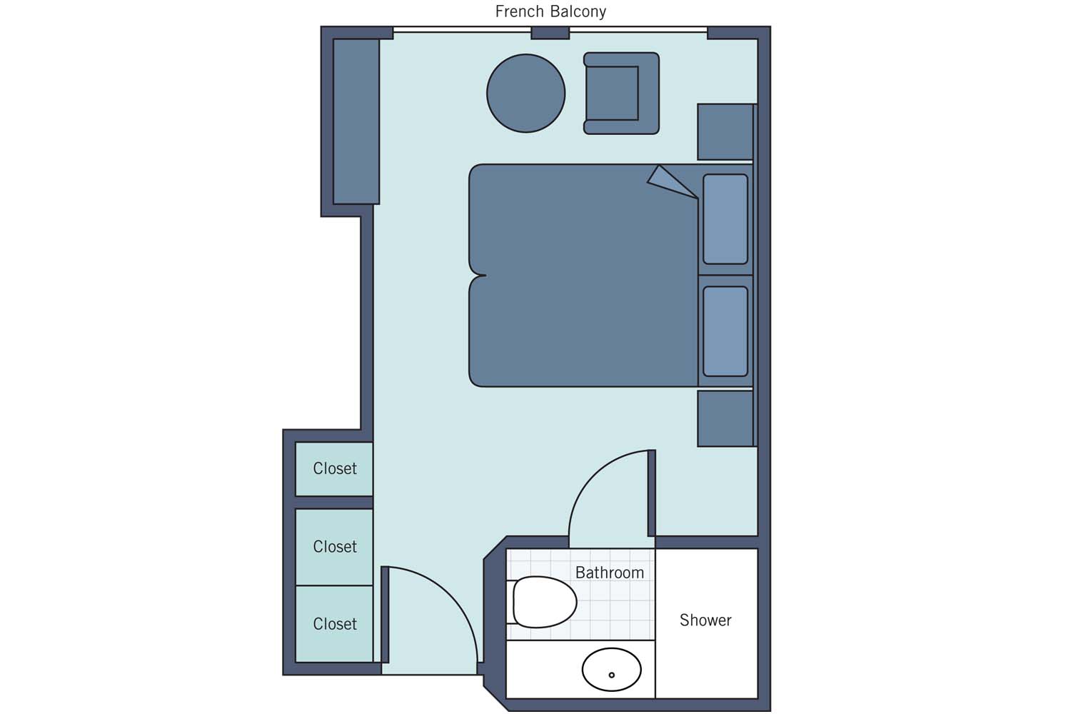 UNI River Duchess Cat 1 floor plan